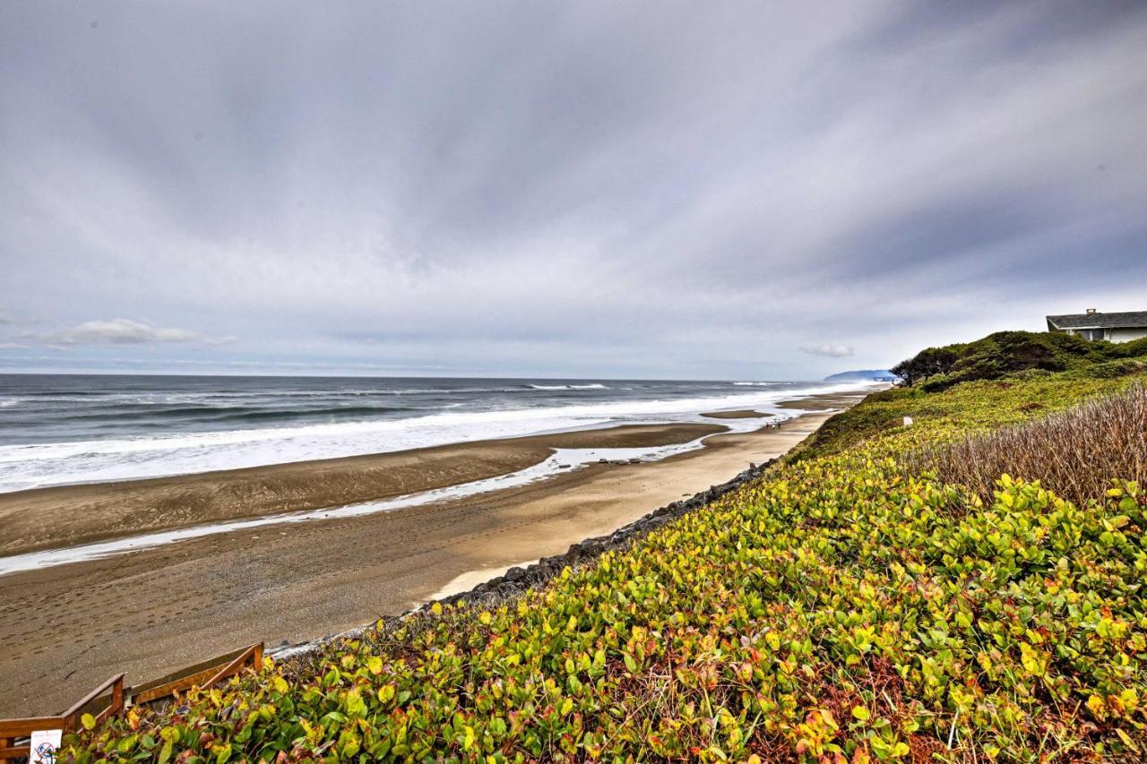 Beachfront Condo With Patio And Views - Walk To Shore! Lincoln City Exterior photo